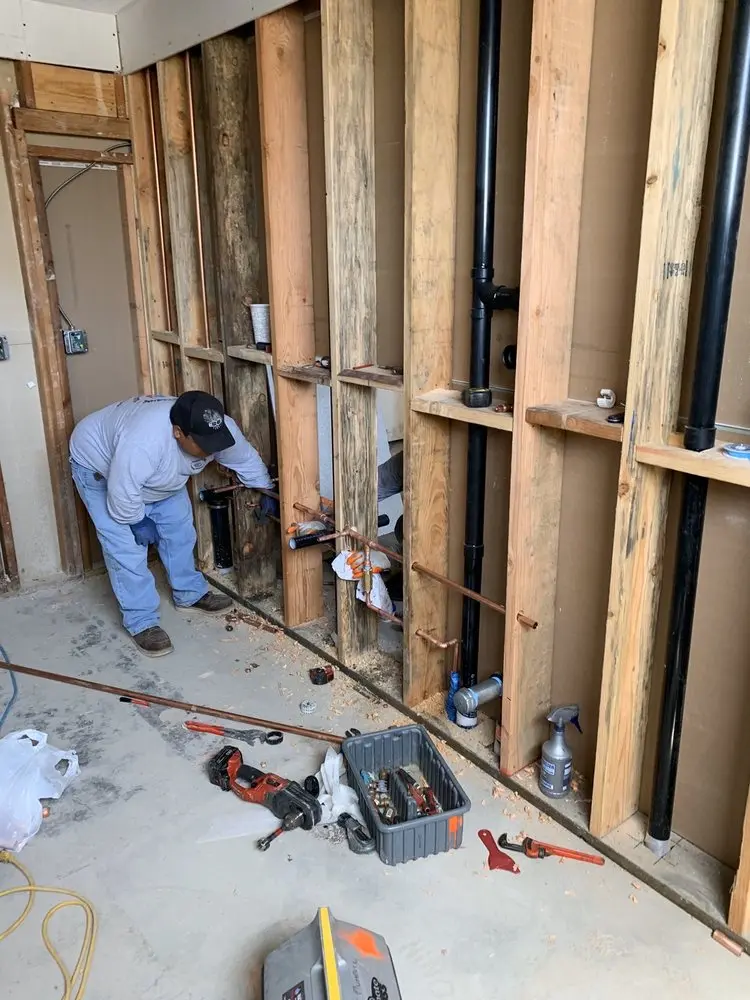 Commercial rough-in plumbing for Gas Line Repair in Collingwood Estates